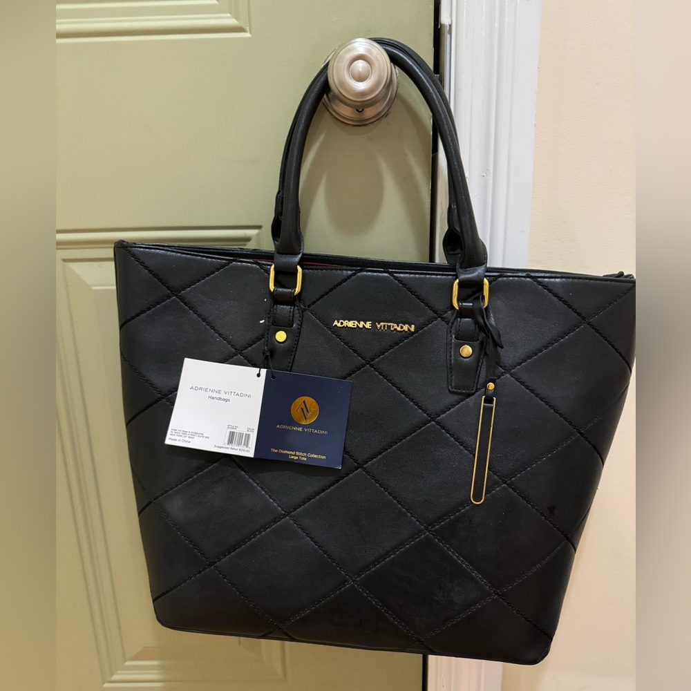 NWT Adrianne Vittione NAVY Tote